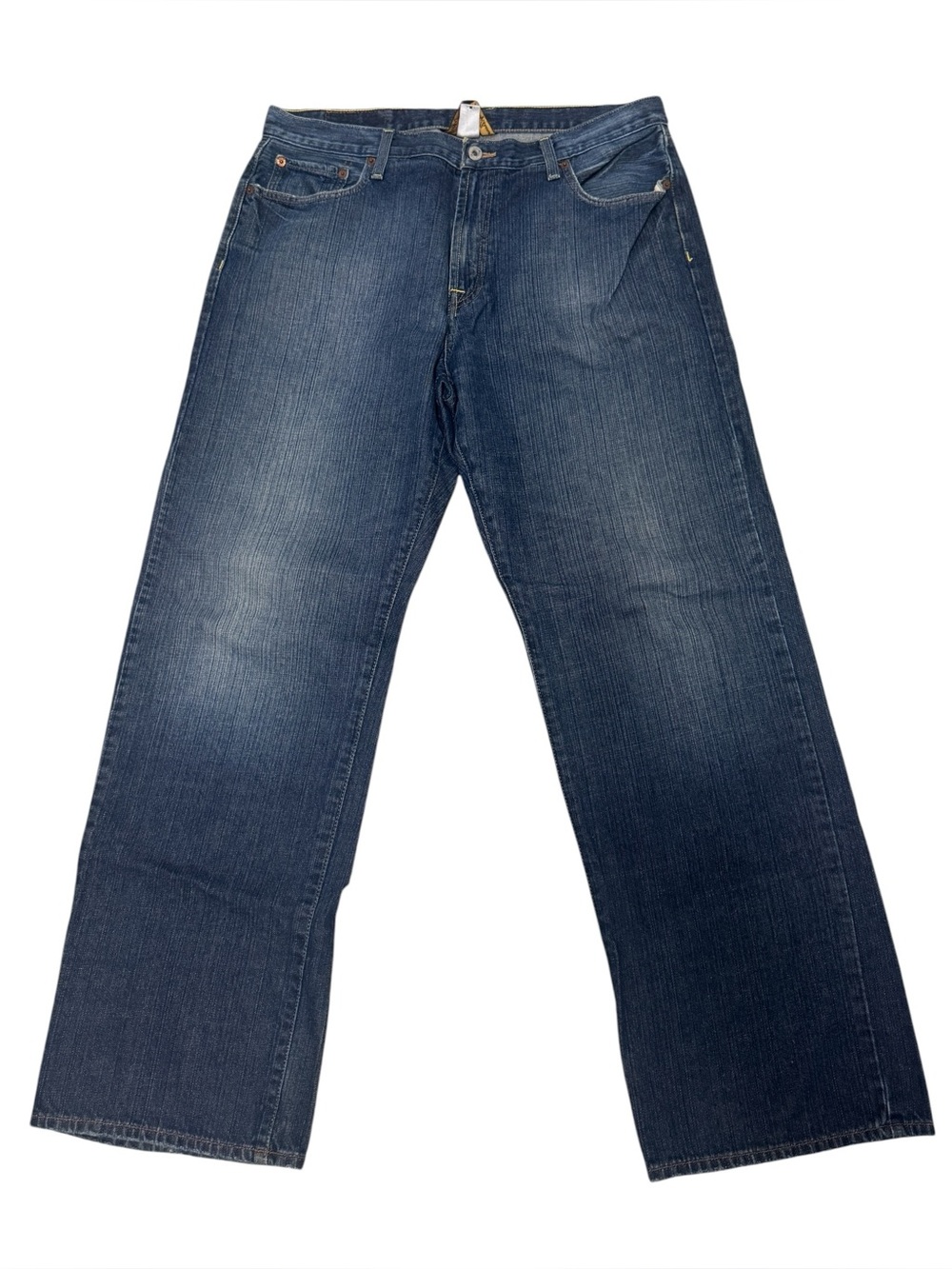Lucky Brand 101 Men’s Jeans 36 Straight Leg Dark Wash 100% Cotton Denim